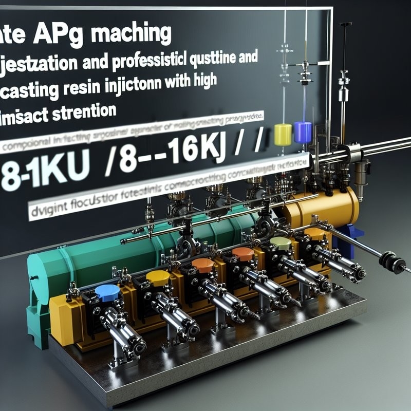 Máquina APG e sistema de injecção de resina de fundição com alta resistência de impacto 8-16kJ / M2