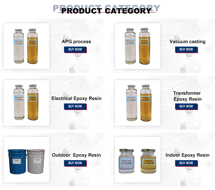 Resina epoxi de curagem rápida para transformadores de tipo seco LW-9425A/B