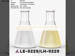 Sistema de resina epoxi de alta temperatura para isolamento elétrico.